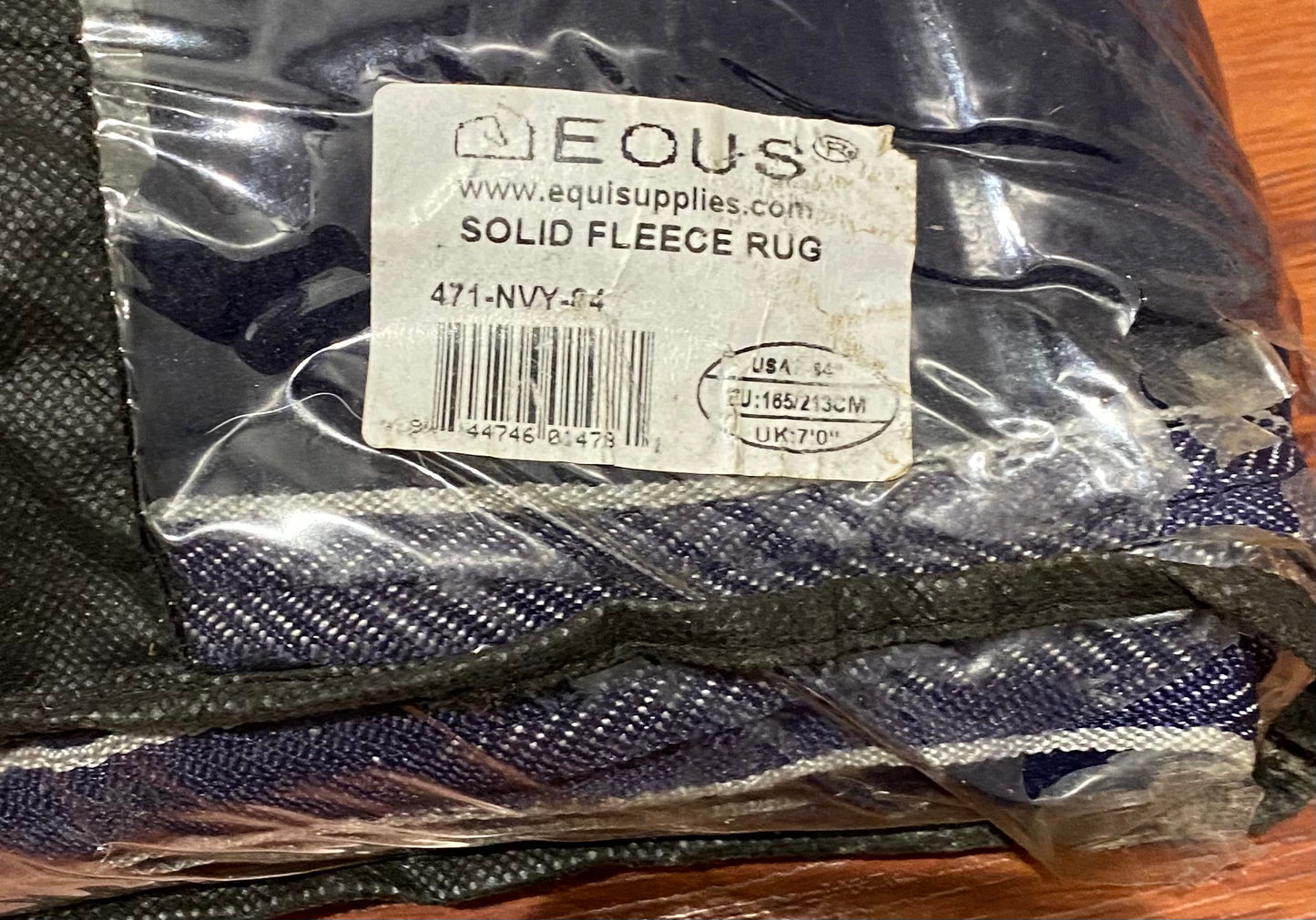 EQUS 84” Navy Fleece Blanket